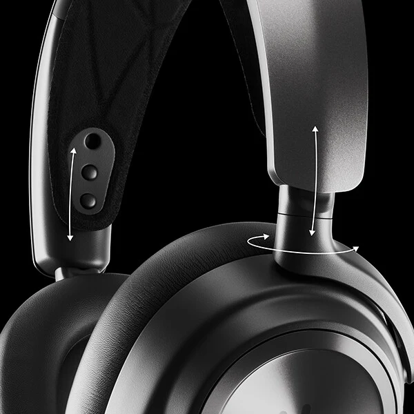 Steelseries Arctis Nova Pro - Wireless Bluetooth Gaming Headset in Black - Image 15