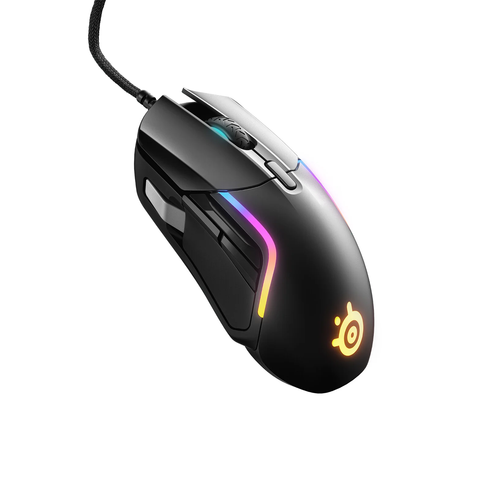 Steelseries Rival 5 - Wired USB Type-A Optical Gaming Mouse in Black / Grey - 18,000 DPI - Image 5