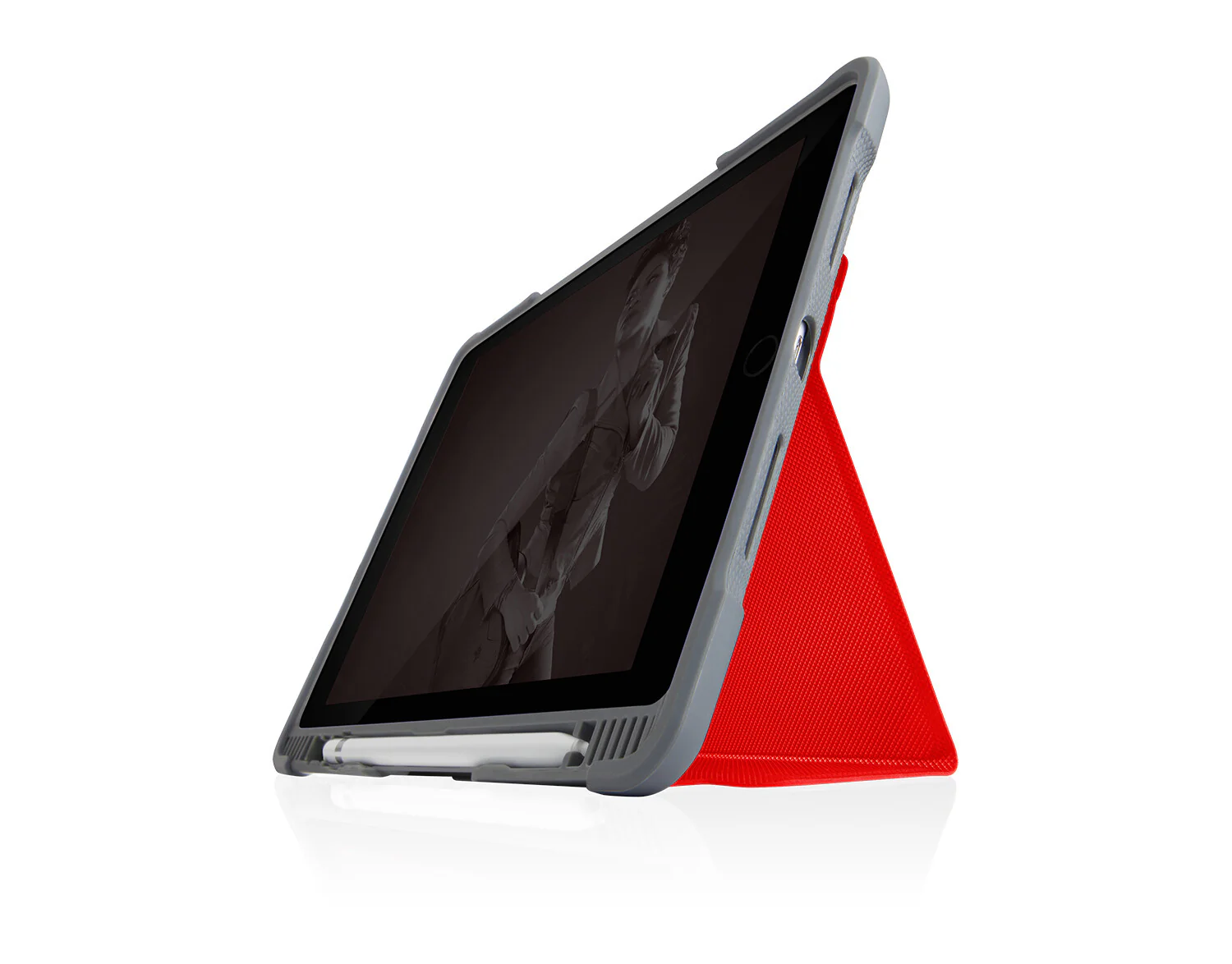 STM Dux Plus Duo Folio Case for 10.2" iPad in Red - Image 6