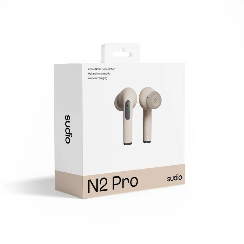 Sudio N2 Pro - Bluetooth True Wireless Stereo (TWS) In-ear Earbuds in Sand - Image 3