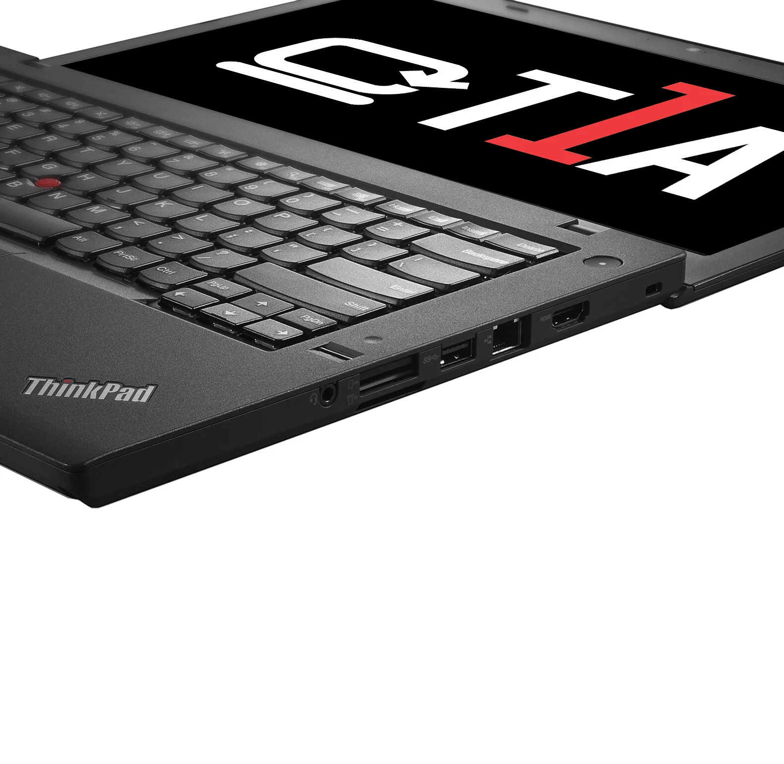 Lenovo ThinkPad T460 Laptop - 35.6 cm (14") - Intel® Core™ i5-6300U - 16 GB DDR3L-SDRAM - 240 GB SSD - Wi-Fi 5 - Windows 10 Pro - Black - Refurbished - Image 2