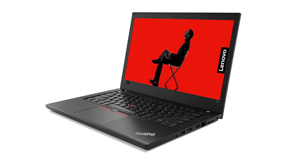 T1A Lenovo ThinkPad T480 Laptop - 35.6 cm (14") - Intel® Core™ i5-8350U - 16 GB DDR4-SDRAM - 512 GB SSD - Wi-Fi 5 - Windows 10 Pro - Black / Silver - Refurbished - Image 3