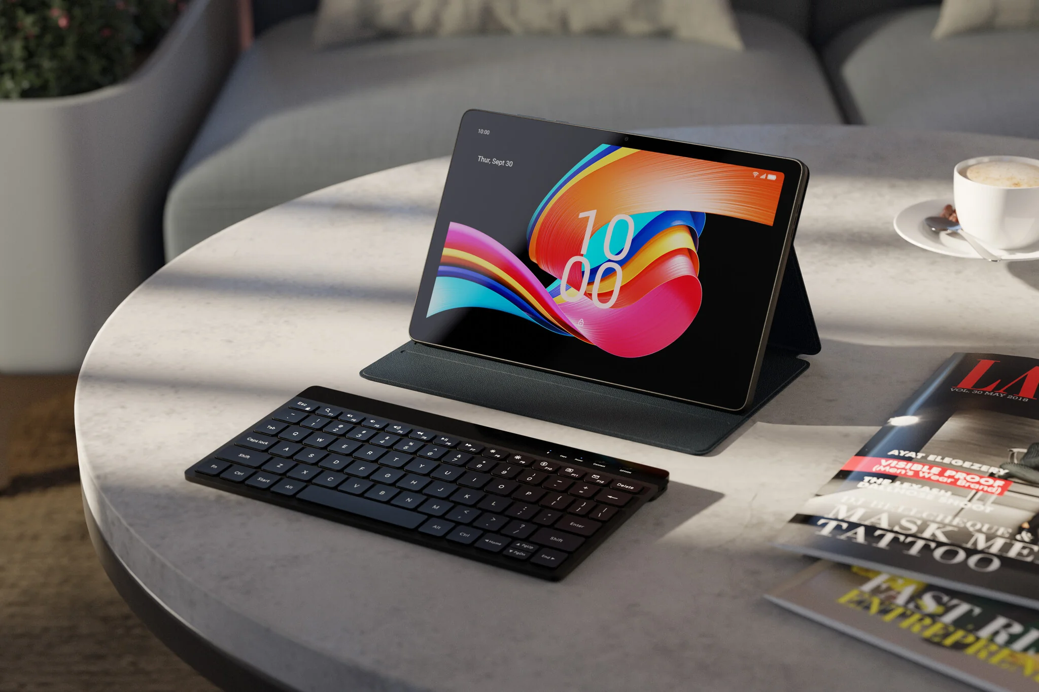 TCL TAB 10 LTE (Gen 2) - 26.3 cm (10.4") - 4G Mediatek - 64 GB -  4 GB - Wi-Fi 5 - Android 13 - Space Grey - Image 13