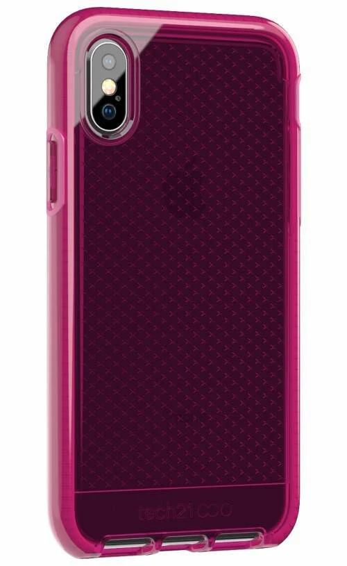 Tech21 Evo Check for iPhone X in Fuchsia - Image 4