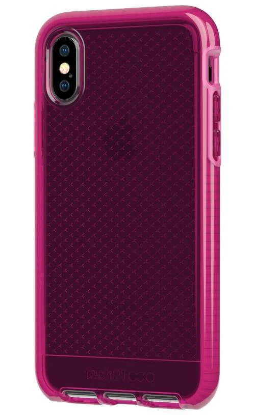 Tech21 Evo Check for iPhone X in Fuchsia - Image 6