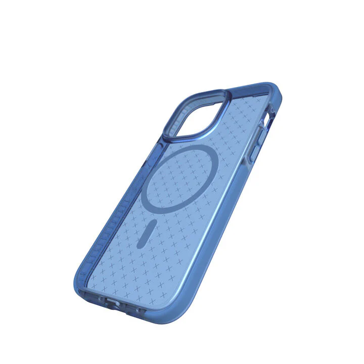 Tech21 Evo Check with MagSafe for iPhone 14 Pro Max in Tranquil Blue - Image 4