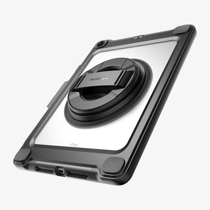 Tech21 Evo Max Hand Strap Cover for 10.2" iPad in Black - Image 3