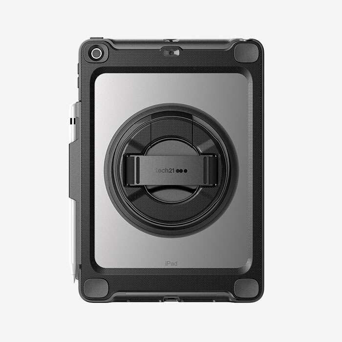 Tech21 Evo Max Hand Strap for iPad (7th Gen) in Black - Image 4