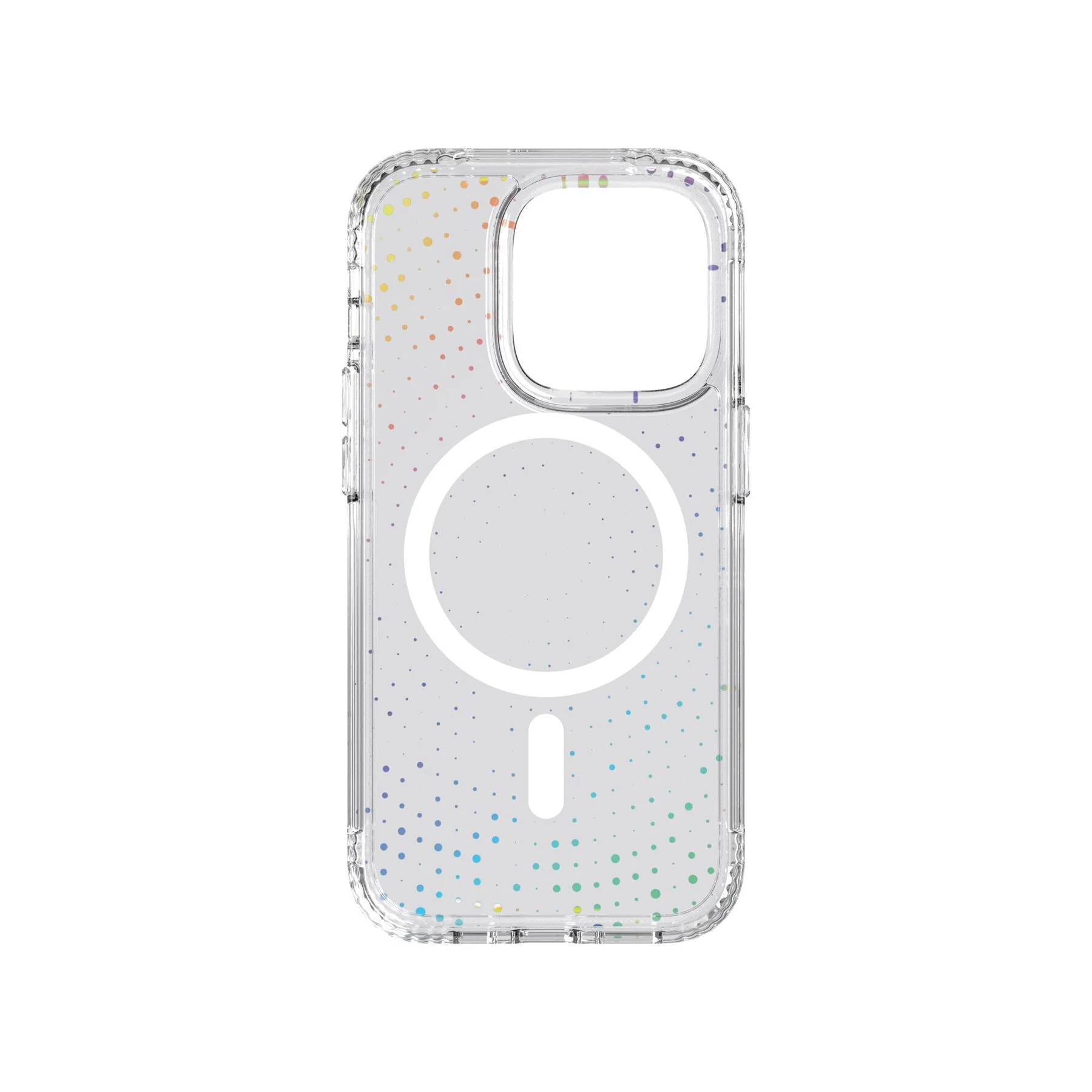 Tech21 Evo Sparkle with MagSafe for iPhone 14 Pro in Transparent - Image 2