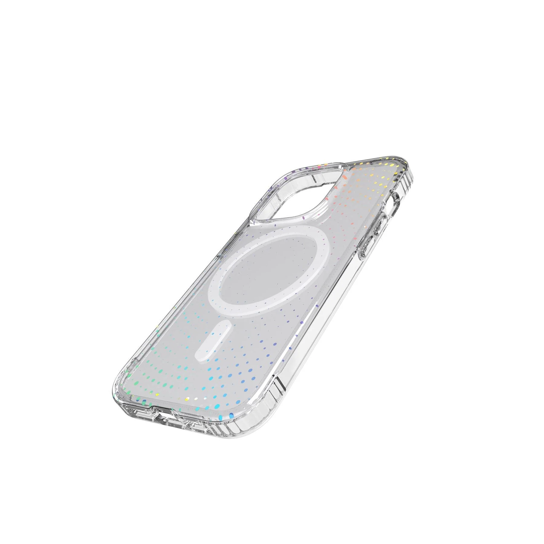 Tech21 Evo Sparkle with MagSafe for iPhone 14 Pro in Transparent - Image 3