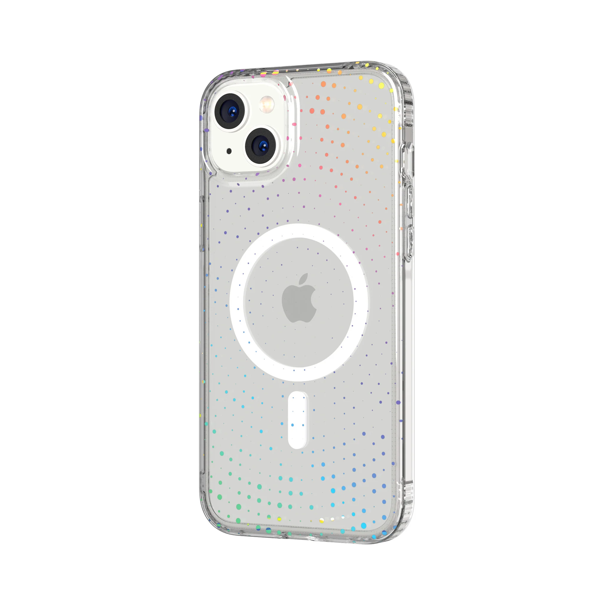 Tech21 Evo Sparkle with MagSafe for iPhone 14 Plus in Transparent - Image 5