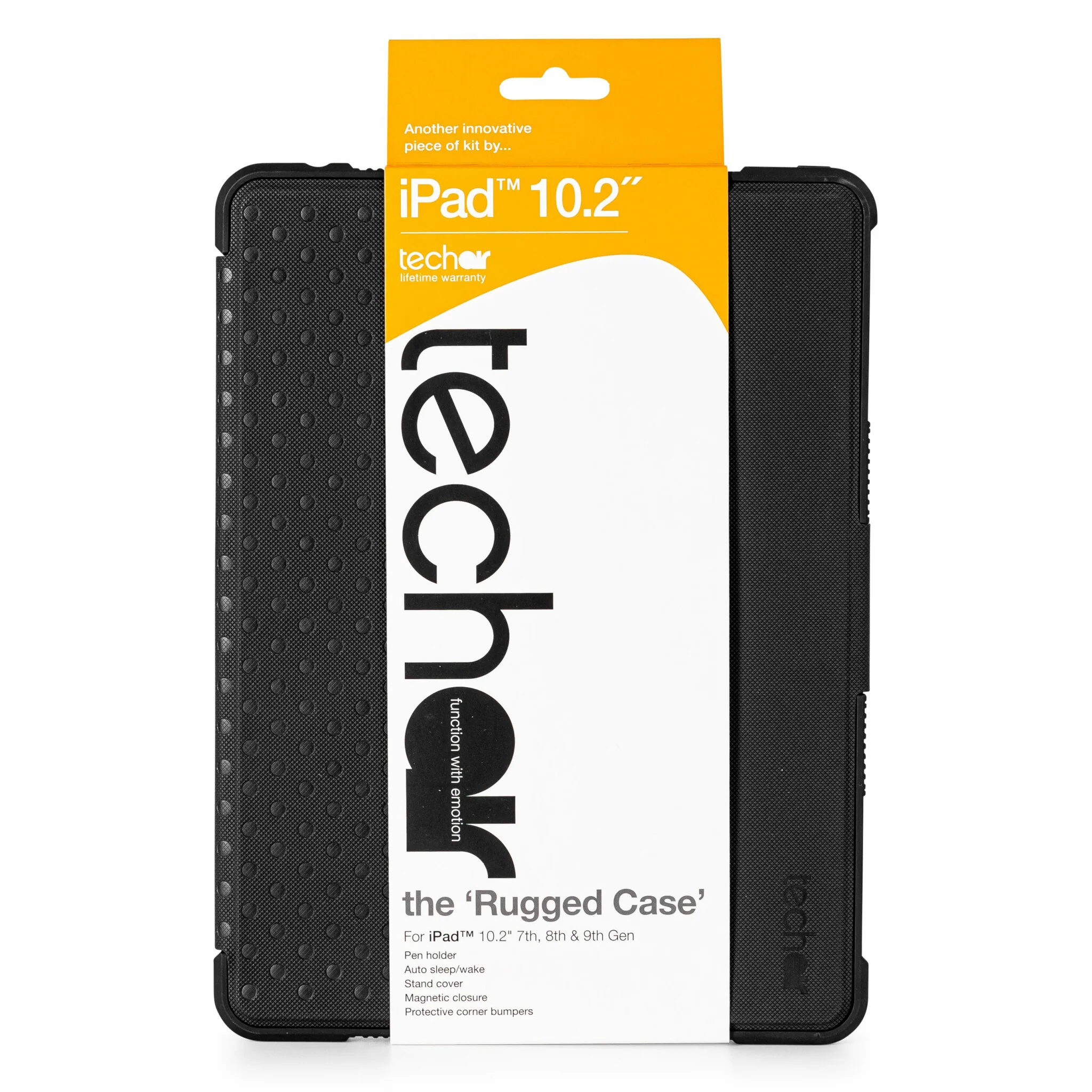 Techair Classic Rugged Case for 10.2" iPad in Black - Image 3