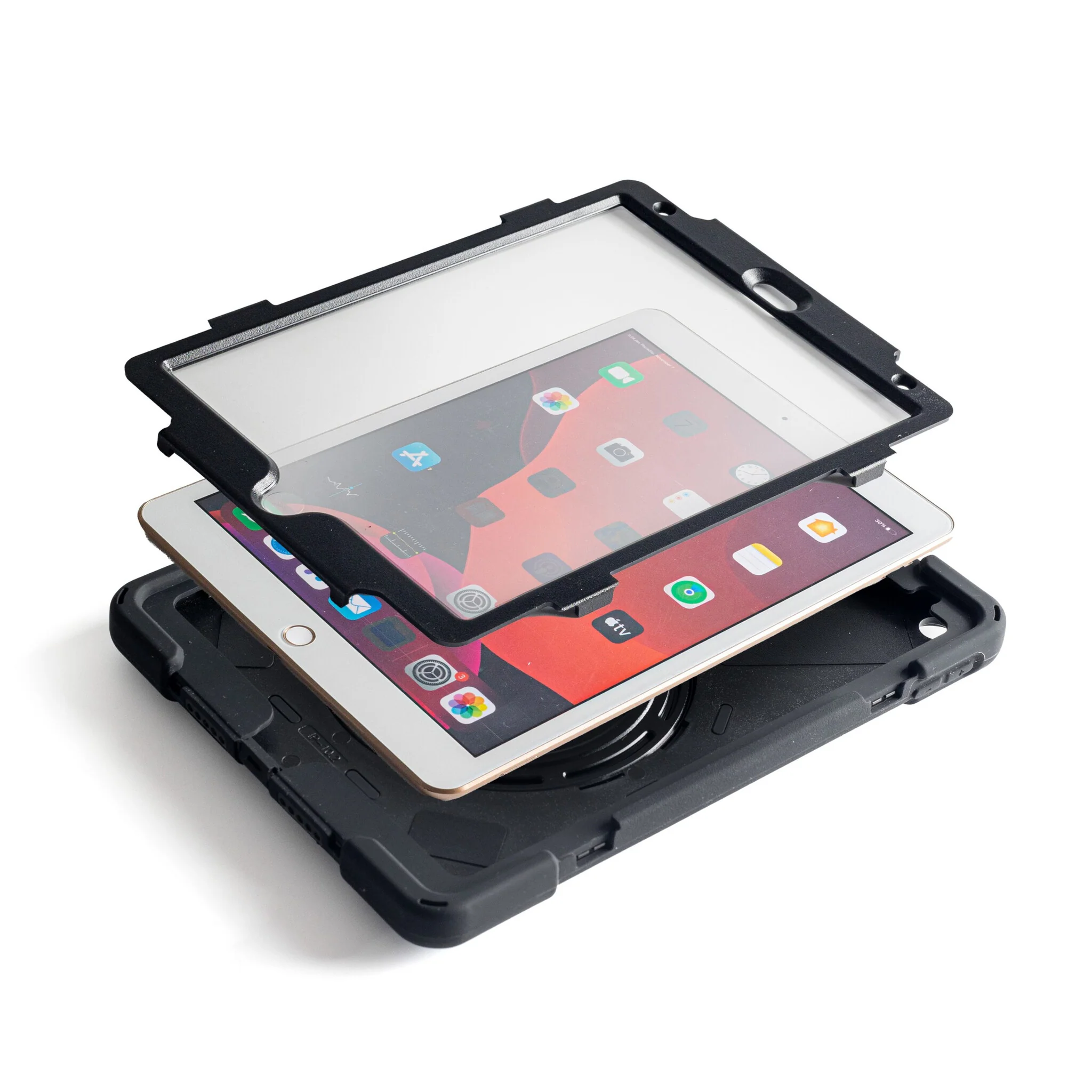 Techair Rugged Case for 10.2" iPad in Black - Image 3