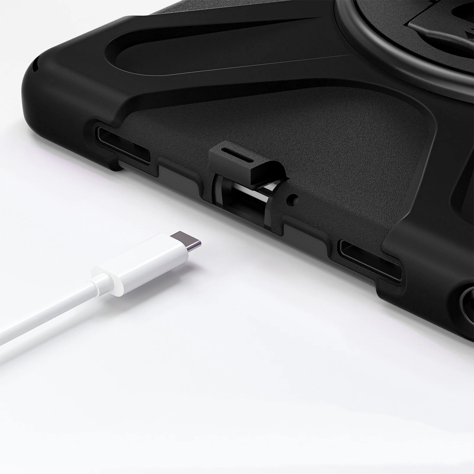 Techair Rugged Case for Galaxy Tab A9+ in Black - Image 3