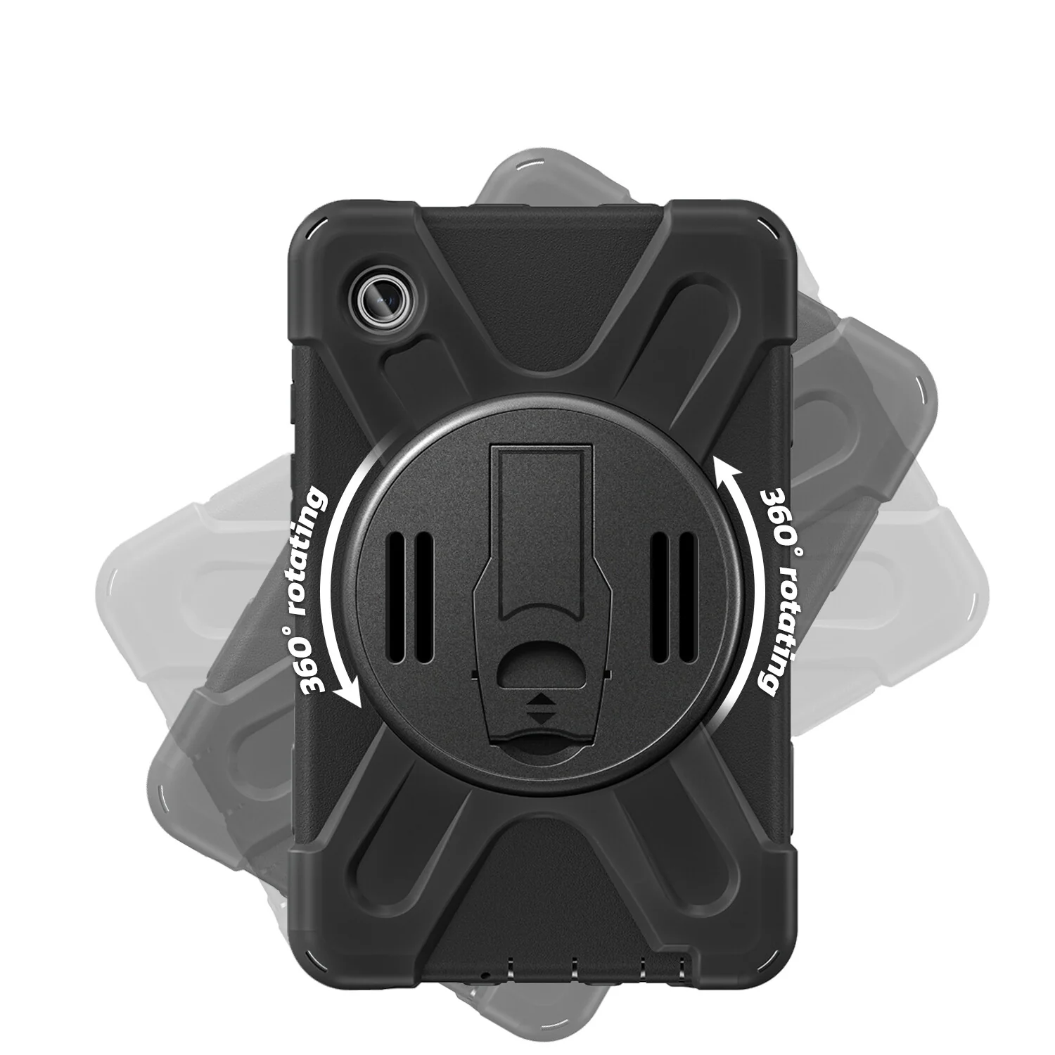 Techair Classic pro Rugged Case for Galaxy Tab A9 in Black - Image 5