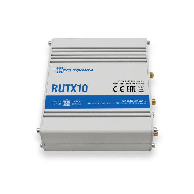 Teltonika RUTX10 wireless router Gigabit Ethernet Dual-band (2.4 GHz / 5 GHz) Grey - Image 2
