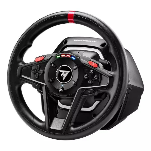 Thrustmaster T128 - Wired USB Steering wheel + Pedals for PC / PS4 / PS5 - Image 2