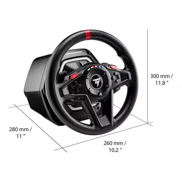 Thrustmaster T128 - Wired USB Steering wheel + Pedals for PC / PS4 / PS5 - Image 5