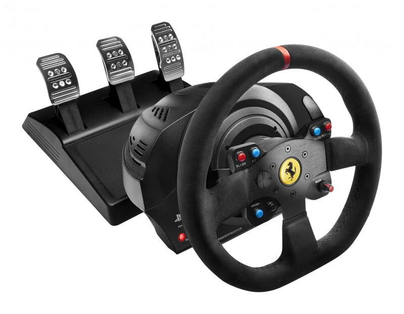 Thrustmaster T300 Ferrari "Alcantara Edition" - USB Wired Steering wheel + Pedals for PC / PS4 / PS3