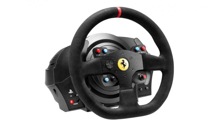 Thrustmaster T300 Ferrari "Alcantara Edition" - USB Wired Steering wheel + Pedals for PC / PS4 / PS3 - Image 4