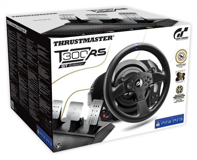 Thrustmaster T300 RS "GT Edition" - USB Wired Steering wheel + Pedals for PC / PS4 - Image 8