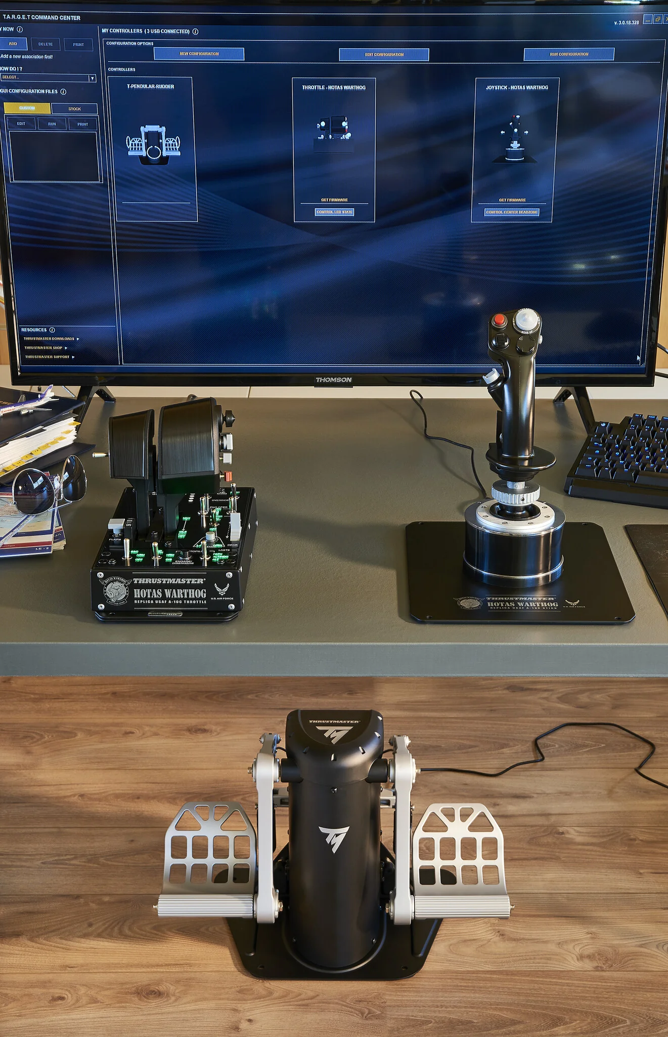 Thrustmaster TPR - Wired USB Pendular Rudder Pedals for PC - Image 8