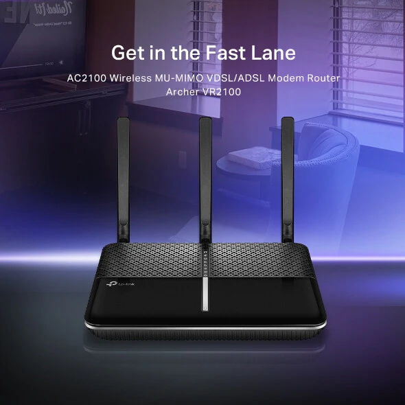 TP-Link AC2100 - Dual-band (2.4 GHz / 5 GHz) wireless router in Black - Image 3