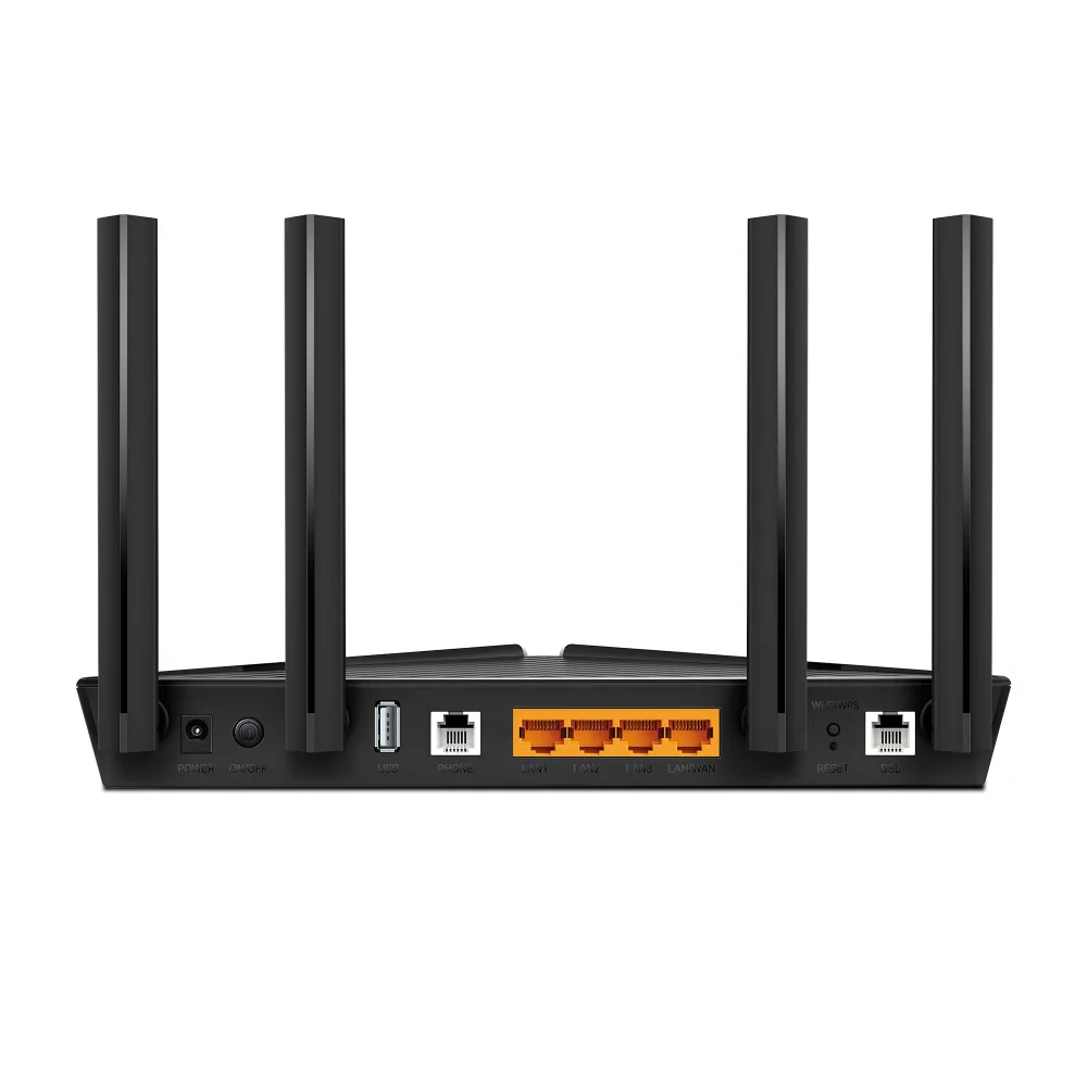 TP-Link Archer AX1800 - Gigabit Ethernet Dual-band (2.4 GHz / 5 GHz) Wi-Fi 6E wireless router in Black - Image 2
