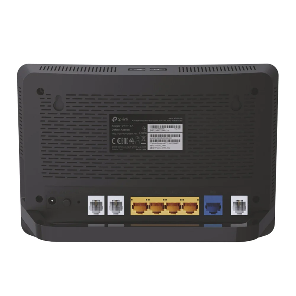 TP-Link Archer VR1210v - Gigabit Ethernet Dual-band (2.4 GHz / 5 GHz) wireless router in Black - Image 3