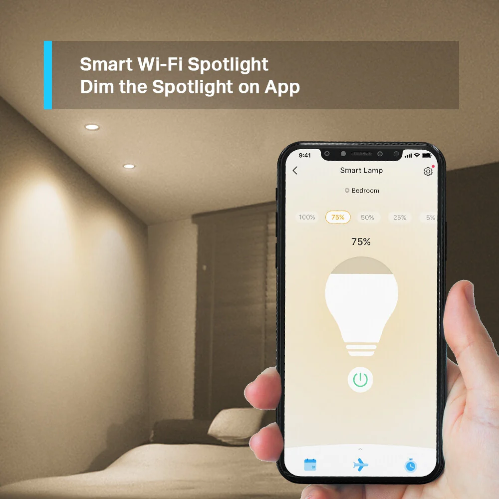 TP-Link Tapo Smart Wi-Fi Lightbulb - Dimmable - GU10 (Pack of 2) - Image 3