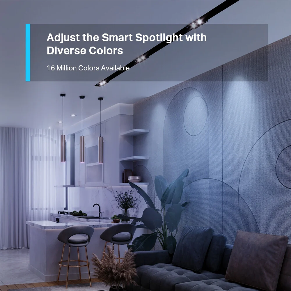 TP-Link Tapo Smart Wi-Fi Lightbulb - Multicolour - GU10 (Pack of 6) - Image 6