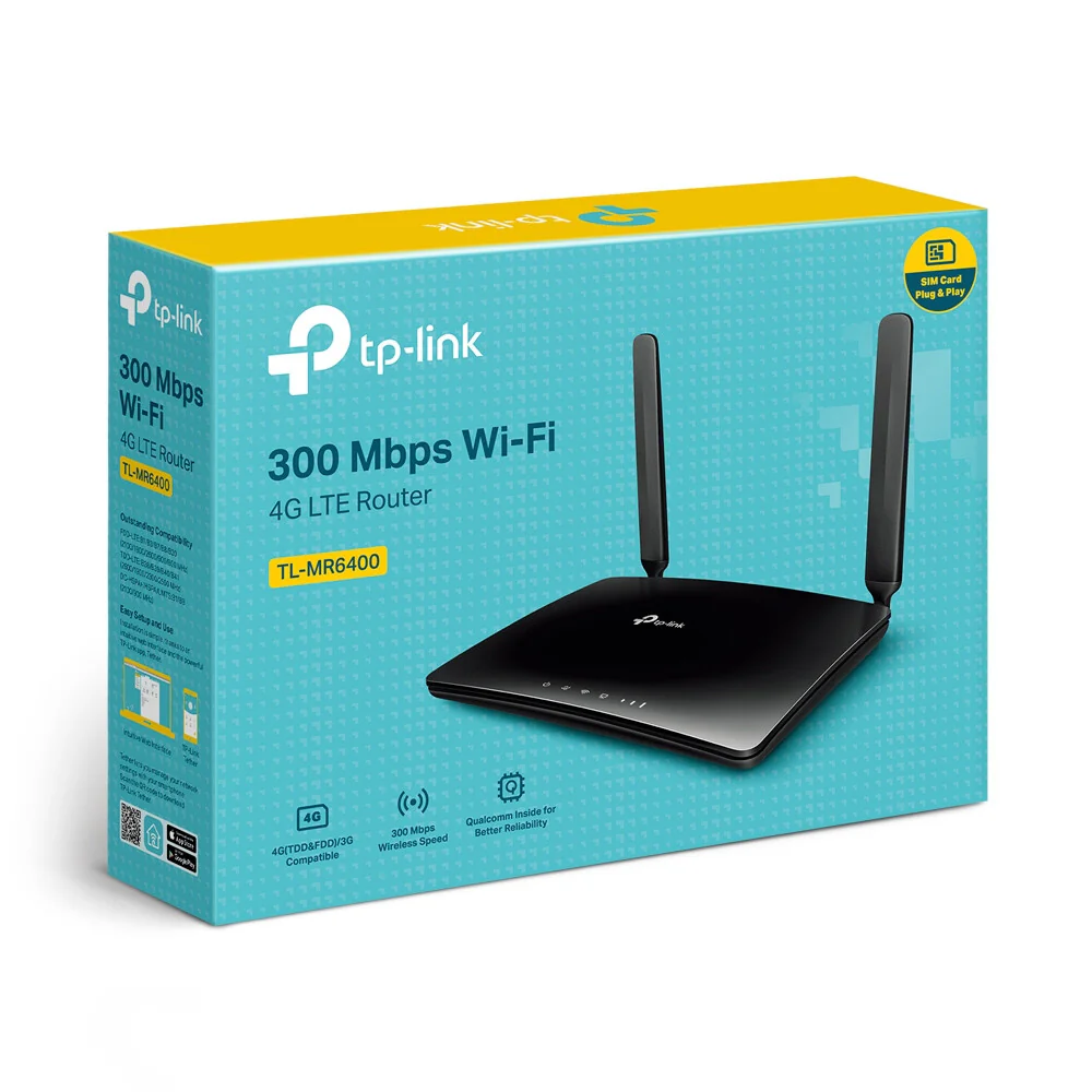 TP-Link TL-MR6400 - Fast Ethernet Single-band (2.4 GHz) 4G wireless router in Black - Image 4