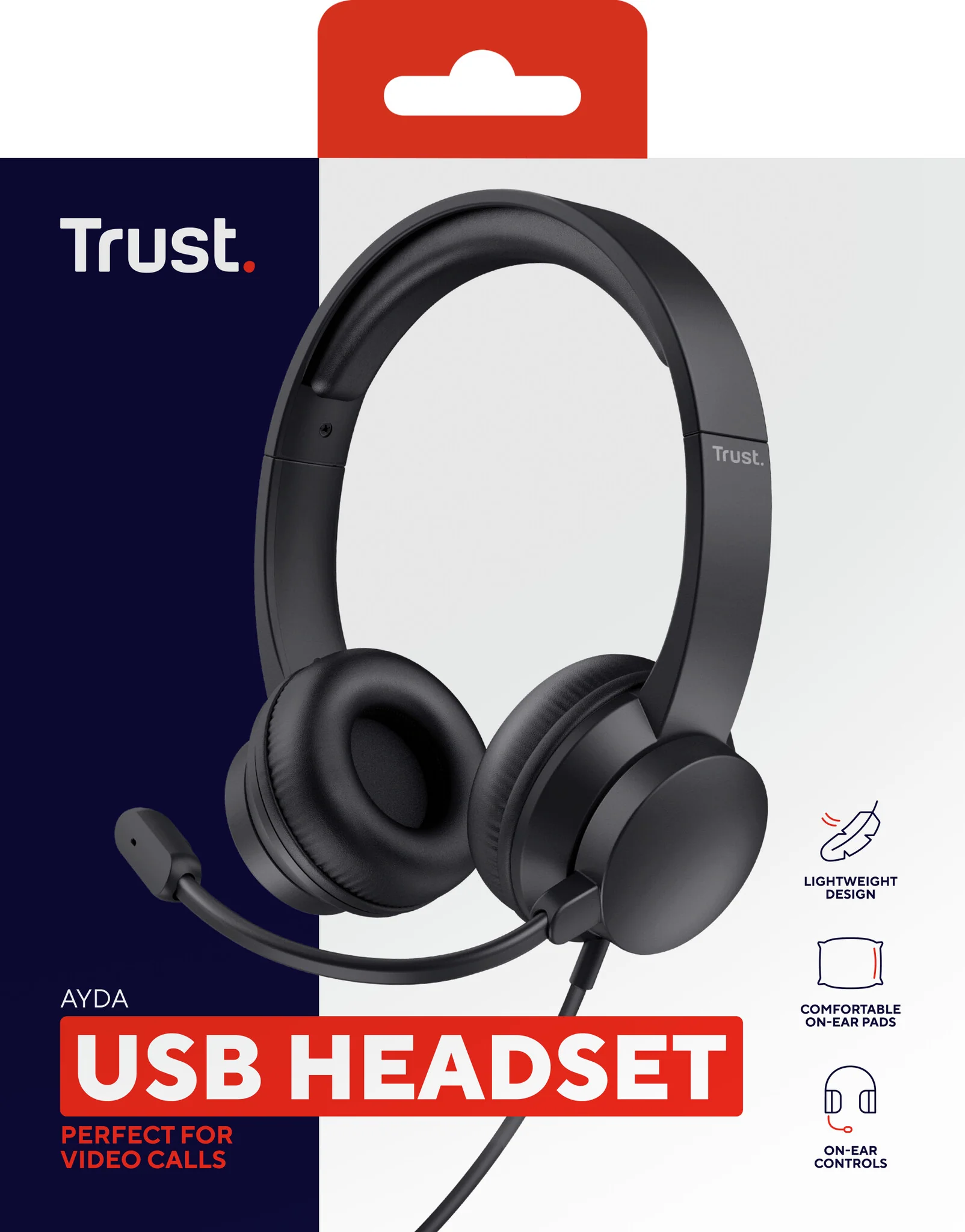 Trust Ayda - USB Wired Headset in Black - Image 7
