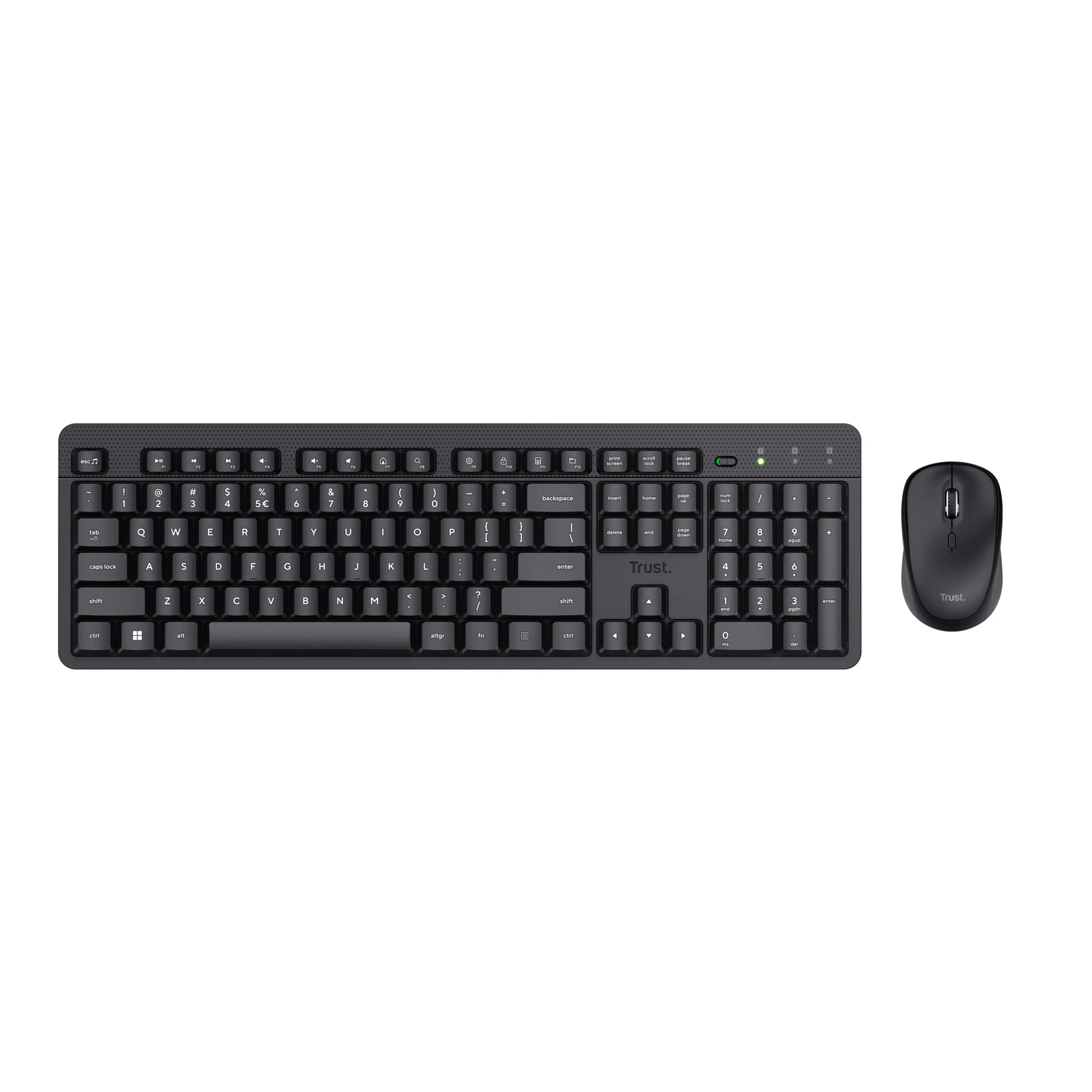 Trust Ody II keyboard Mouse included Office RF Wireless QWERTY UK English Black - Image 4