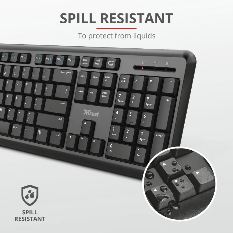 Trust ODY keyboard Mouse included RF Wireless QWERTY UK English Black - Image 8