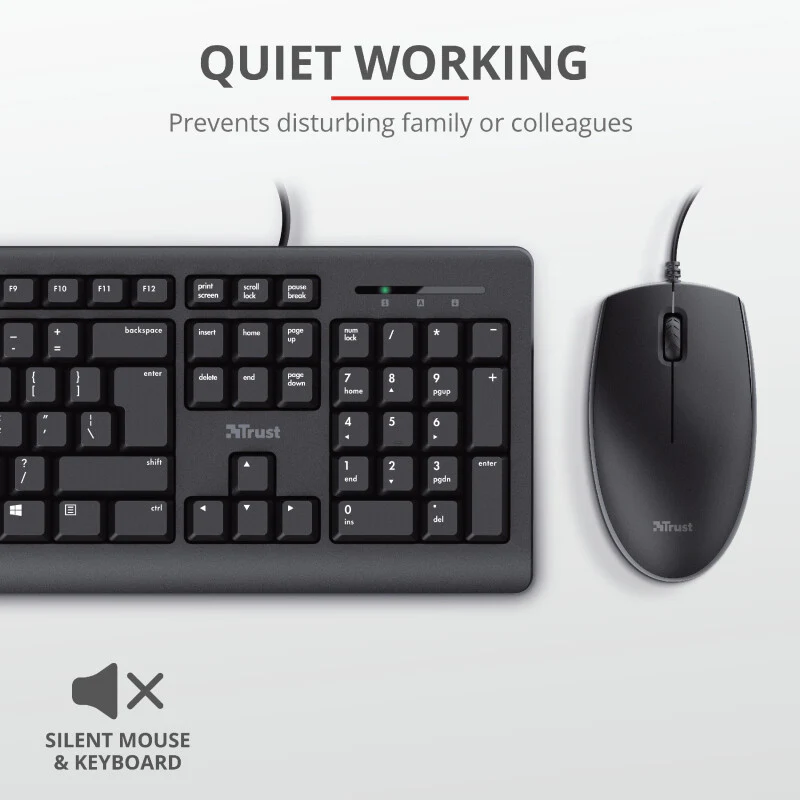 Trust Primo keyboard Mouse included USB QWERTY English Black - Image 13