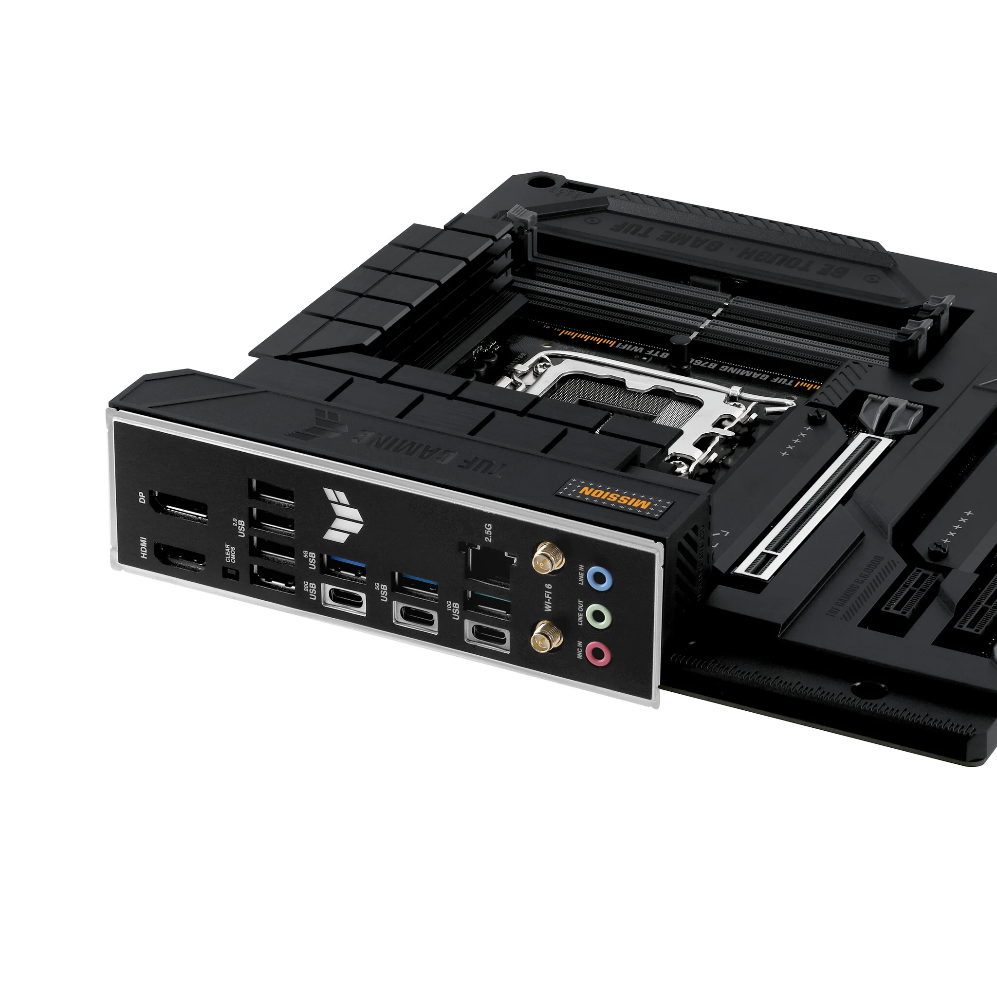 ASUS TUF GAMING B760M-BTF WIFI micro ATX motherboard - Intel B760 LGA 1700 - Image 8