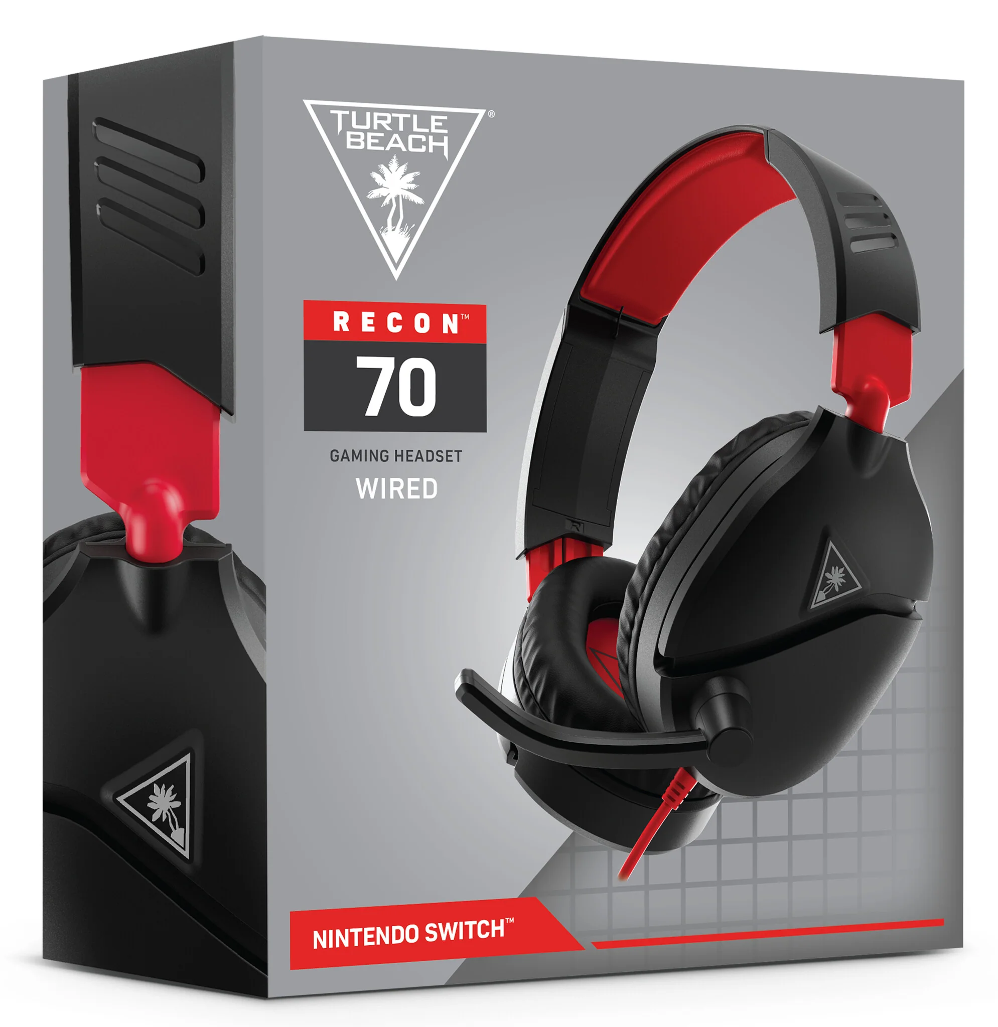 Turtle Beach Recon 70 - Wired Gaming Headset for Nintendo Switch in Black / Red - Image 11