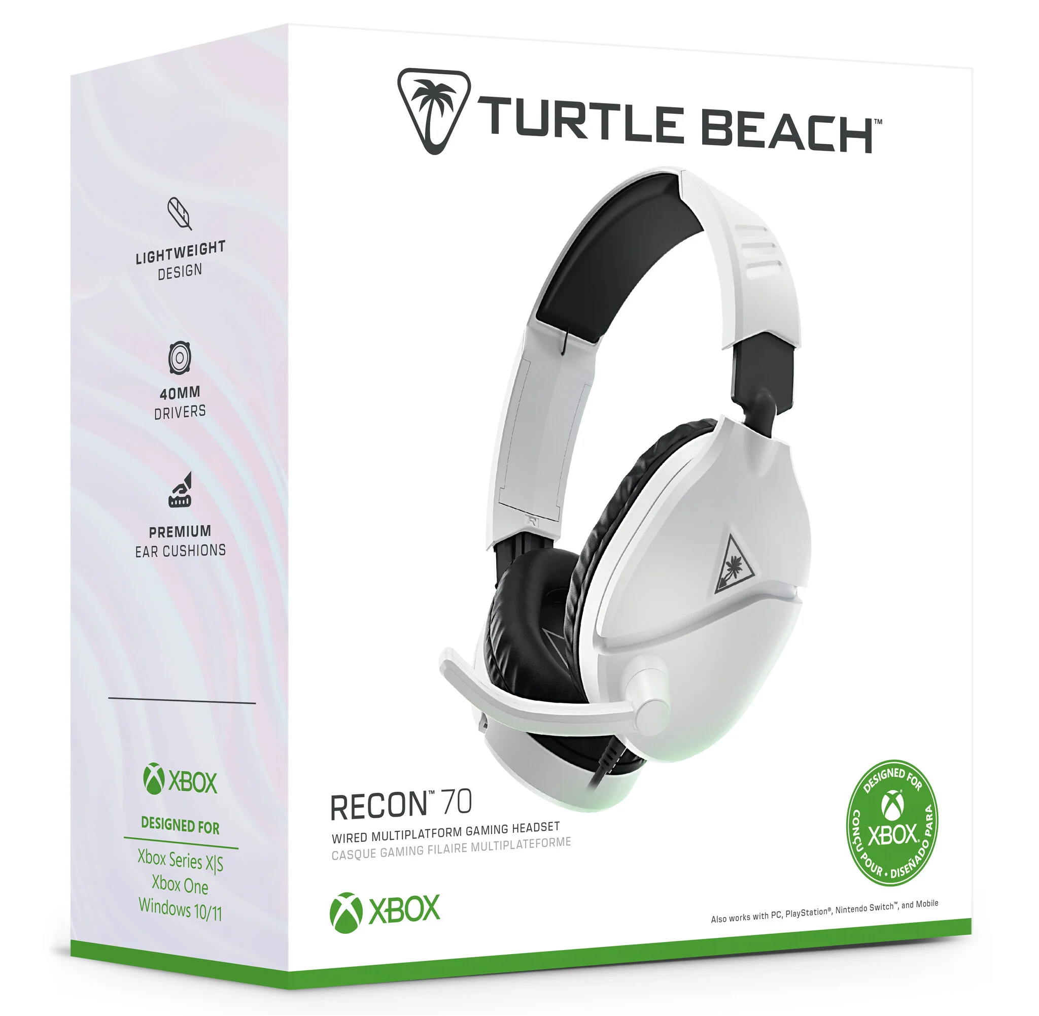 Turtle Beach Recon 70 - Wired Gaming Headset for Xbox Series X|S in White - Image 9