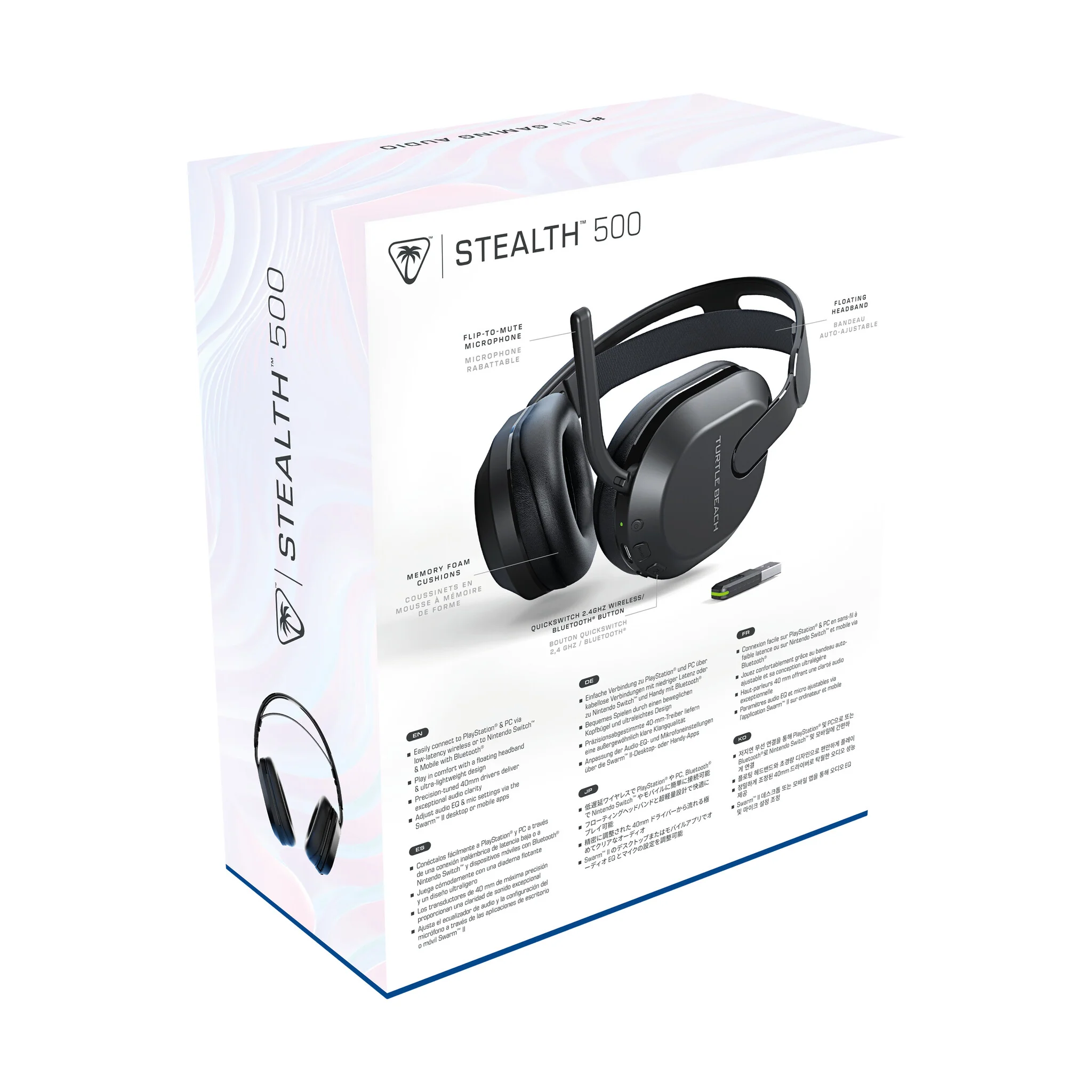 Turtle Beach Stealth 500 - Wireless Bluetooth Gaming Headset for PS4 / PS5 in Black - Image 12