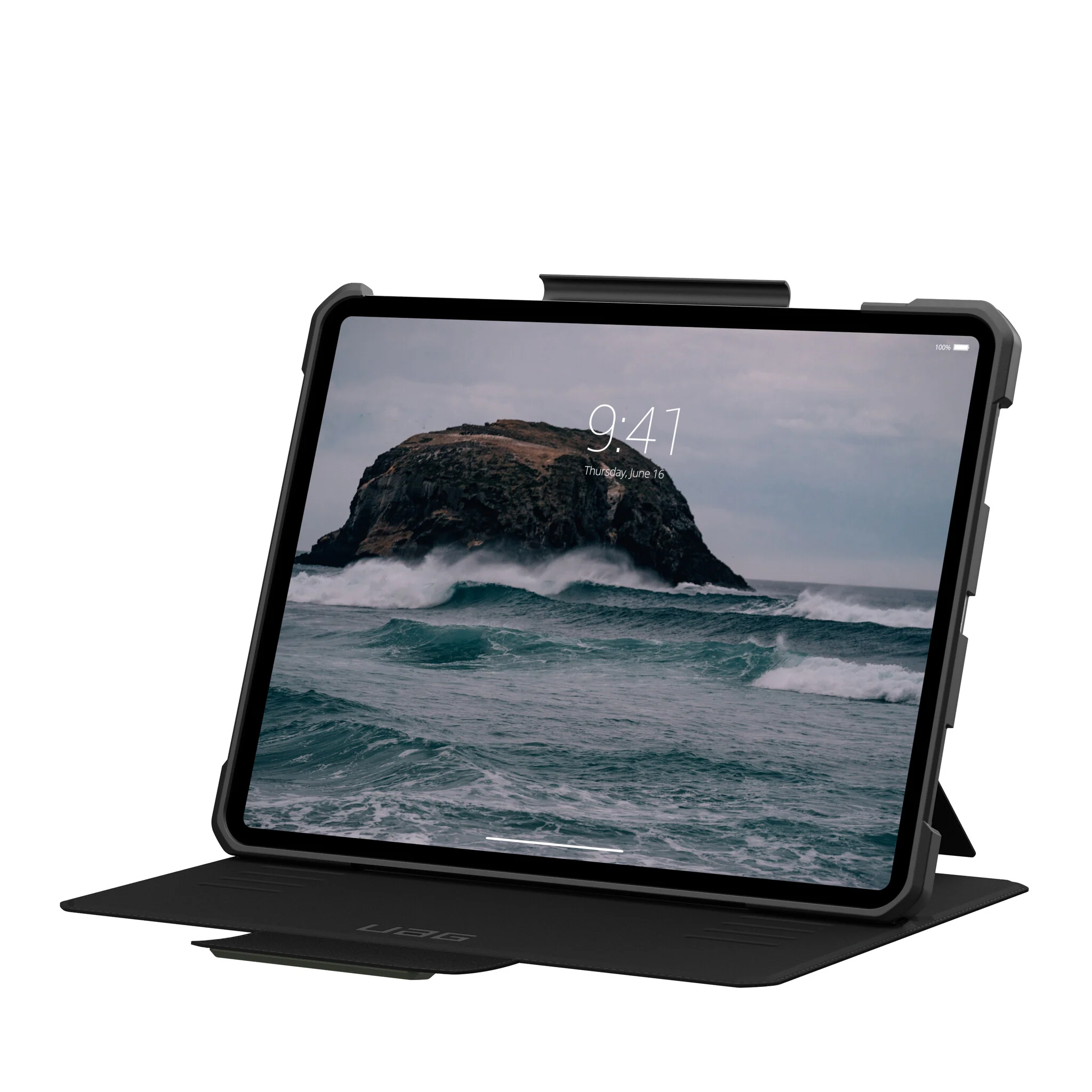 Urban Armor Gear Metropolis SE for 13" iPad Pro in Olive - Image 4