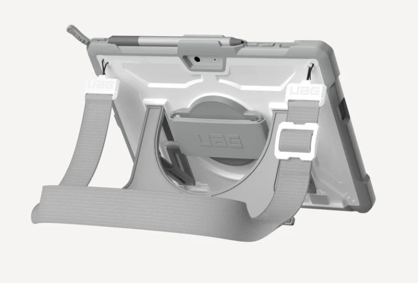 Urban Armor Gear Plasma Healthcare Series for Microsoft Surface Go 2 in Grey / White - Image 3