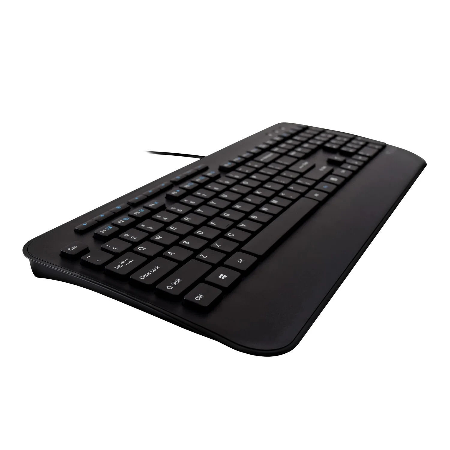 V7 Full Size USB Keyboard with Palm Rest and Ambidextrous Mouse Combo - UK - Image 4