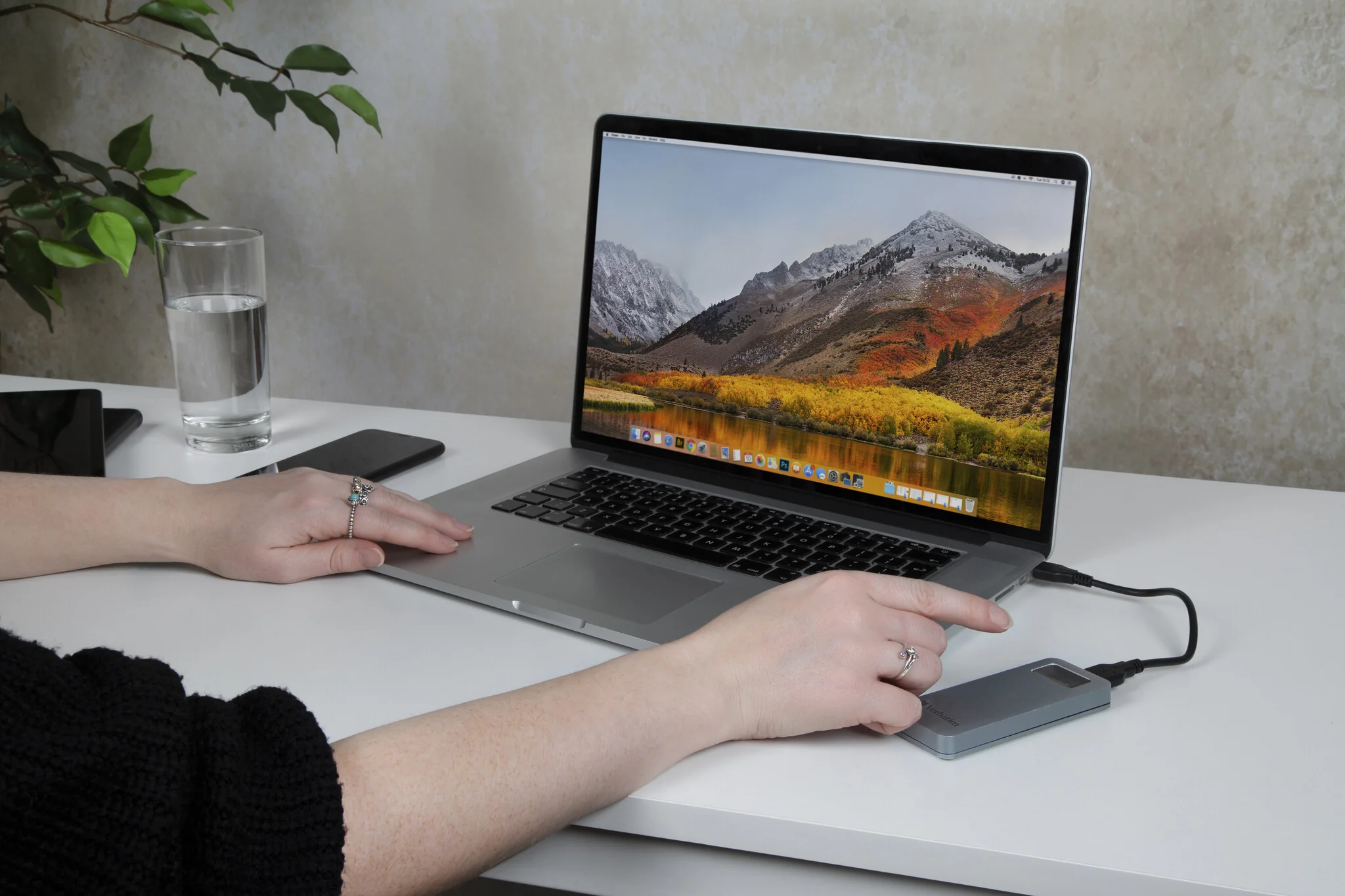Verbatim Executive Fingerprint Secure - USB 3.1 Gen 1 External SSD - 1 TB - Image 12