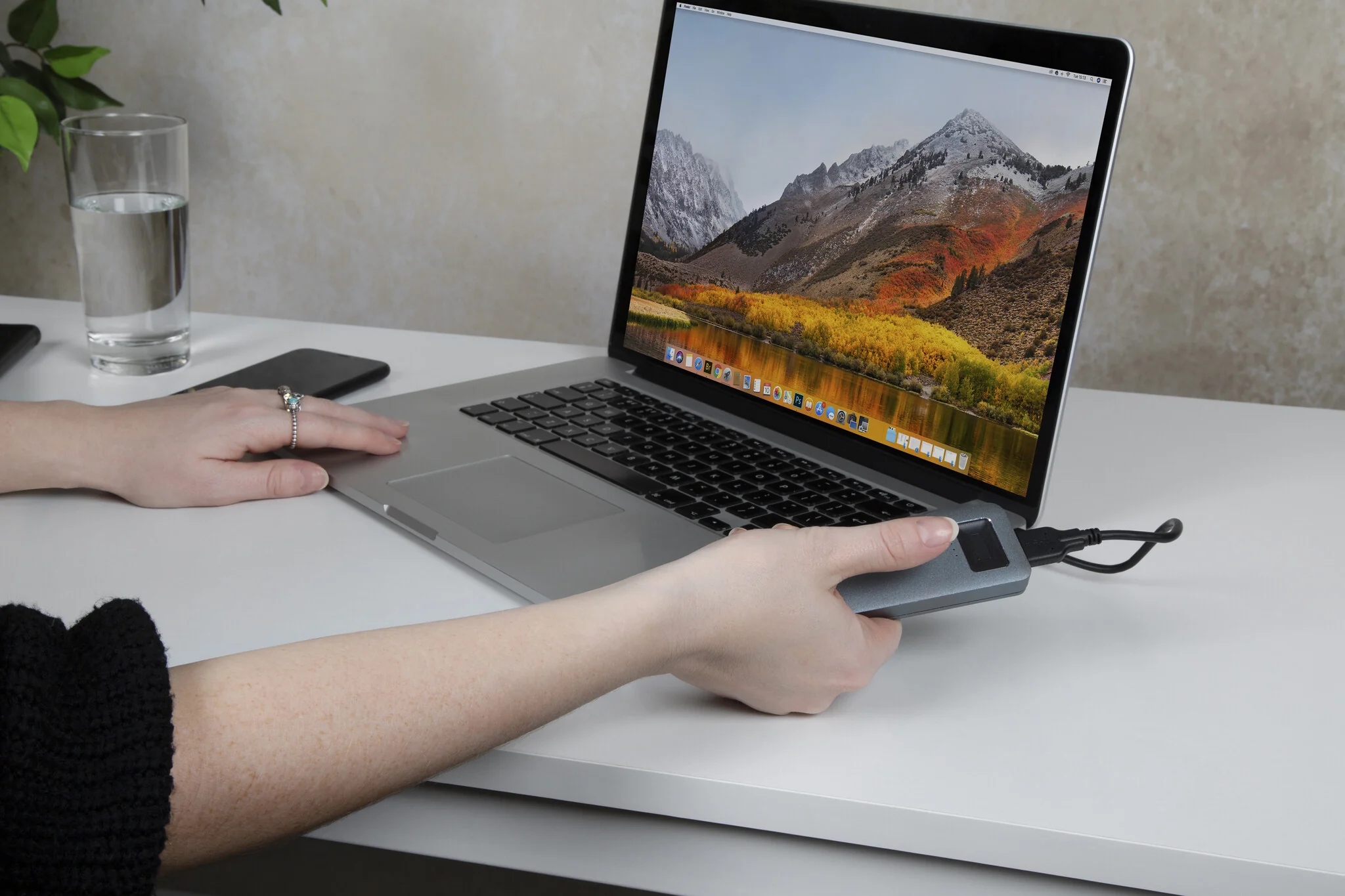 Verbatim Executive Fingerprint Secure - USB 3.1 Gen 1 External SSD - 1 TB - Image 14