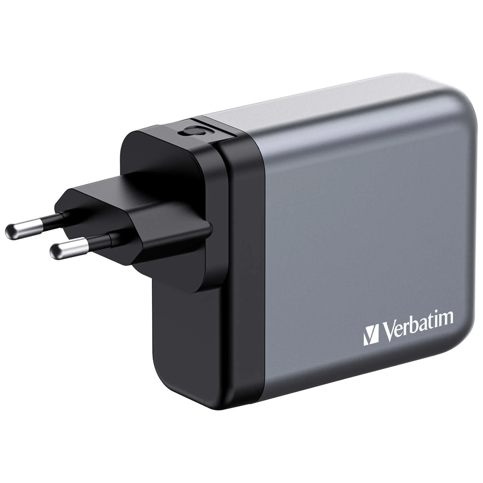 Verbatim GNC-140 GaN Charger 140W with 2 x USB-C PD 140W / 1 x USB-C PD 20W / 1 x USB-A QC 3.0 (EU/UK/US) - Image 3