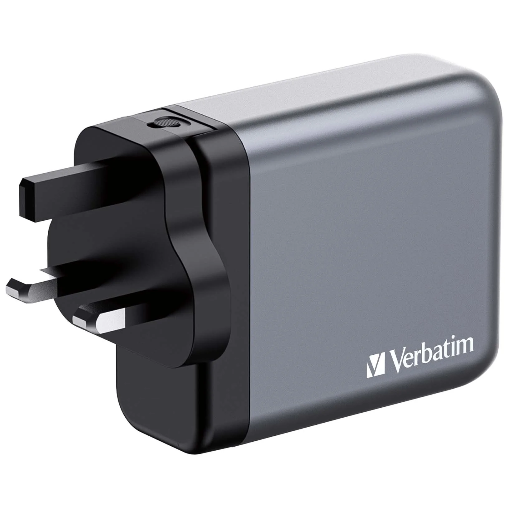 Verbatim GNC-140 GaN Charger 140W with 2 x USB-C PD 140W / 1 x USB-C PD 20W / 1 x USB-A QC 3.0 (EU/UK/US) - Image 8