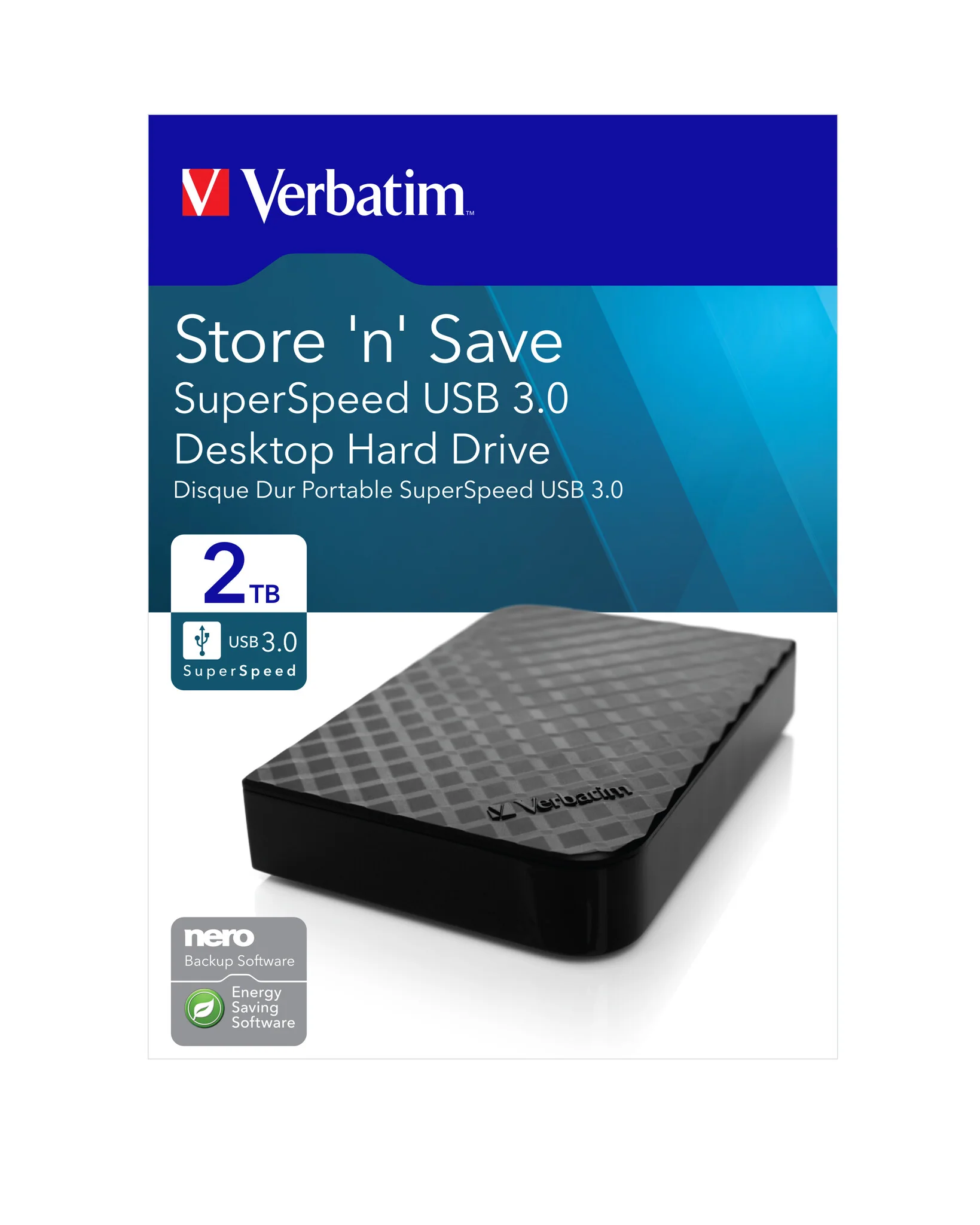Verbatim Store 'n' Save USB 3.0 External hard drive in Black - 2 TB - Image 9