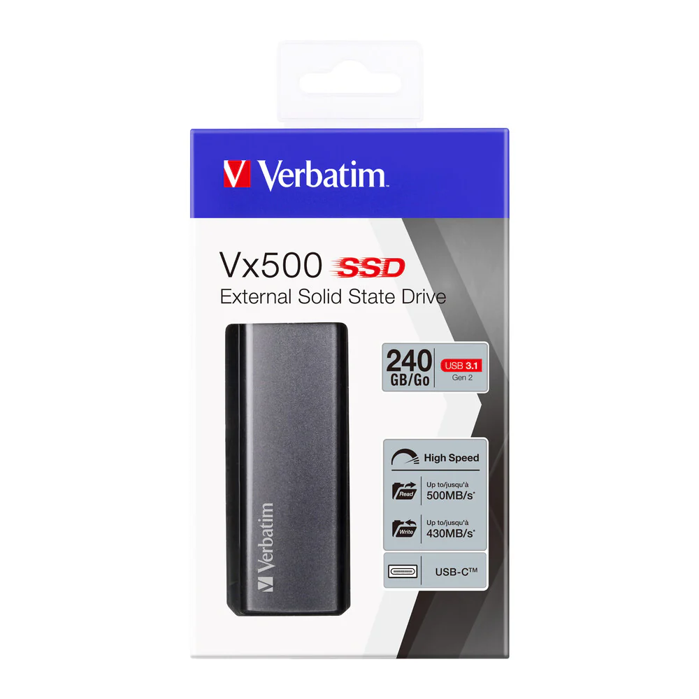 Verbatim Vx500 - USB 3.1 Gen 2 External SSD - 240 GB - Image 3