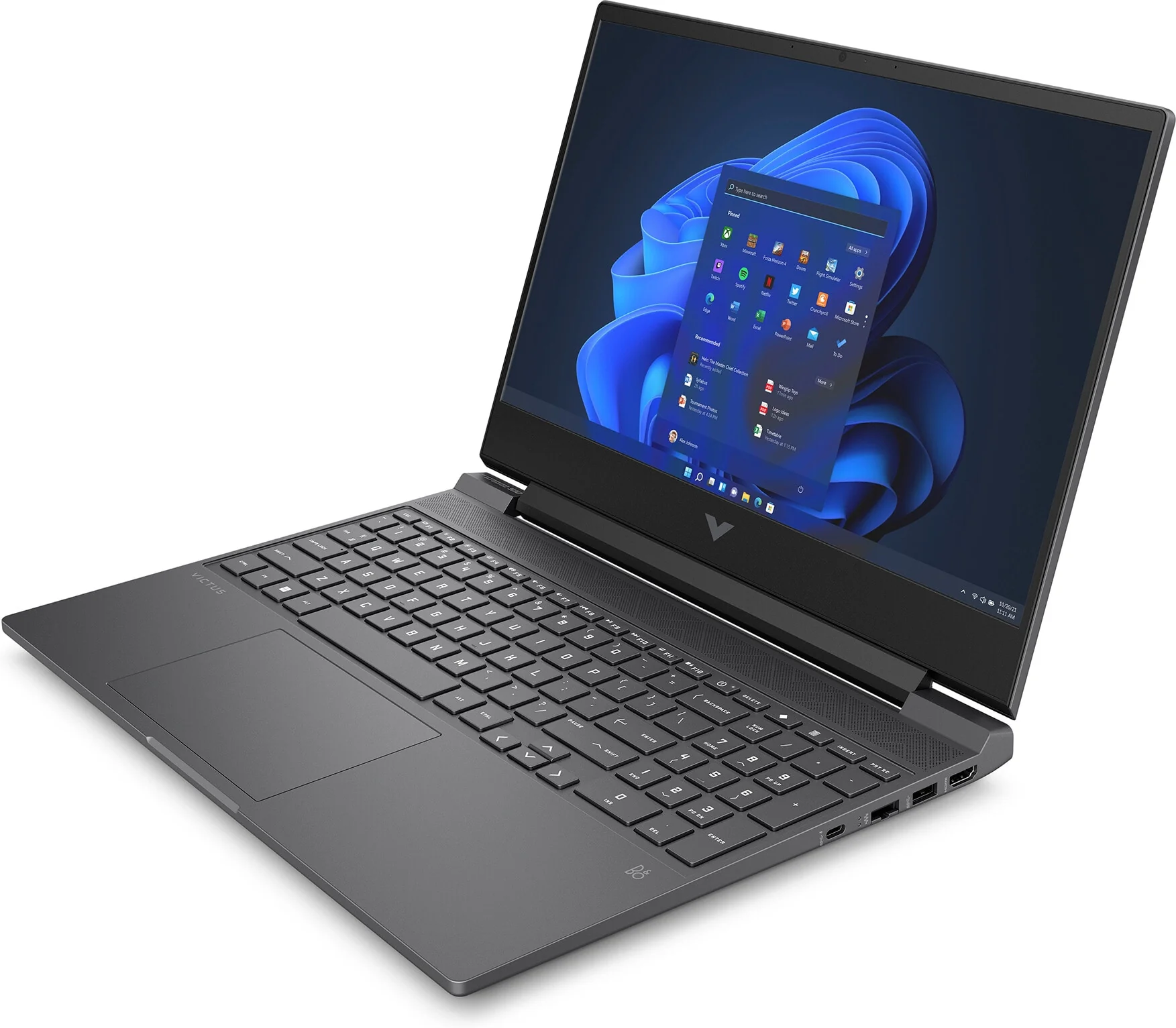 HP Victus Gaming Laptop - 39.6 cm (15.6") - Intel® Core™ i5-12450H - 16 GB DDR4-SDRAM - 512 GB SSD - NVIDIA GeForce RTX 3050 - Wi-Fi 6E - Windows 11 Home - Black - Image 3